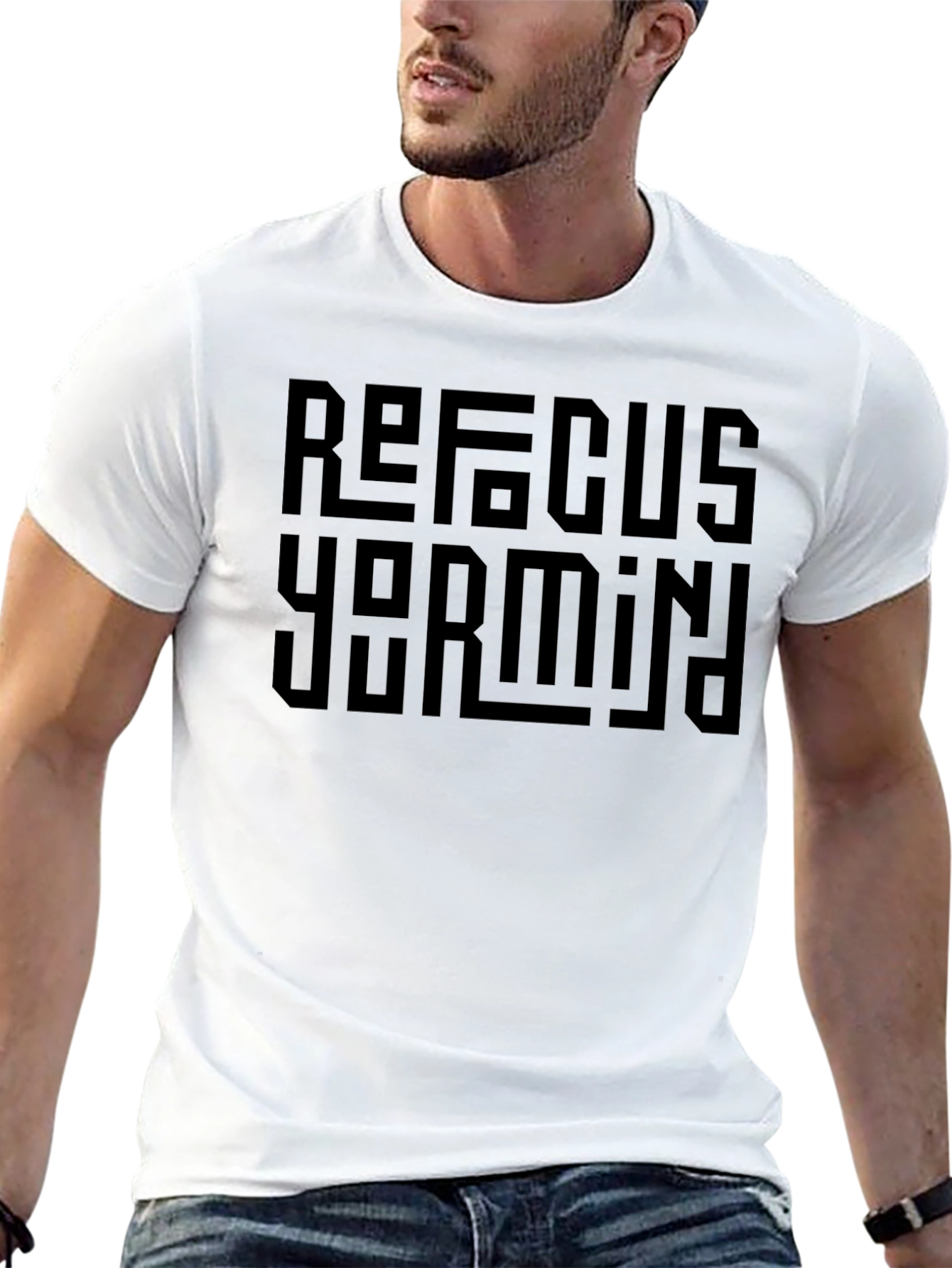 Refocus Your Mind T-Shirt Black