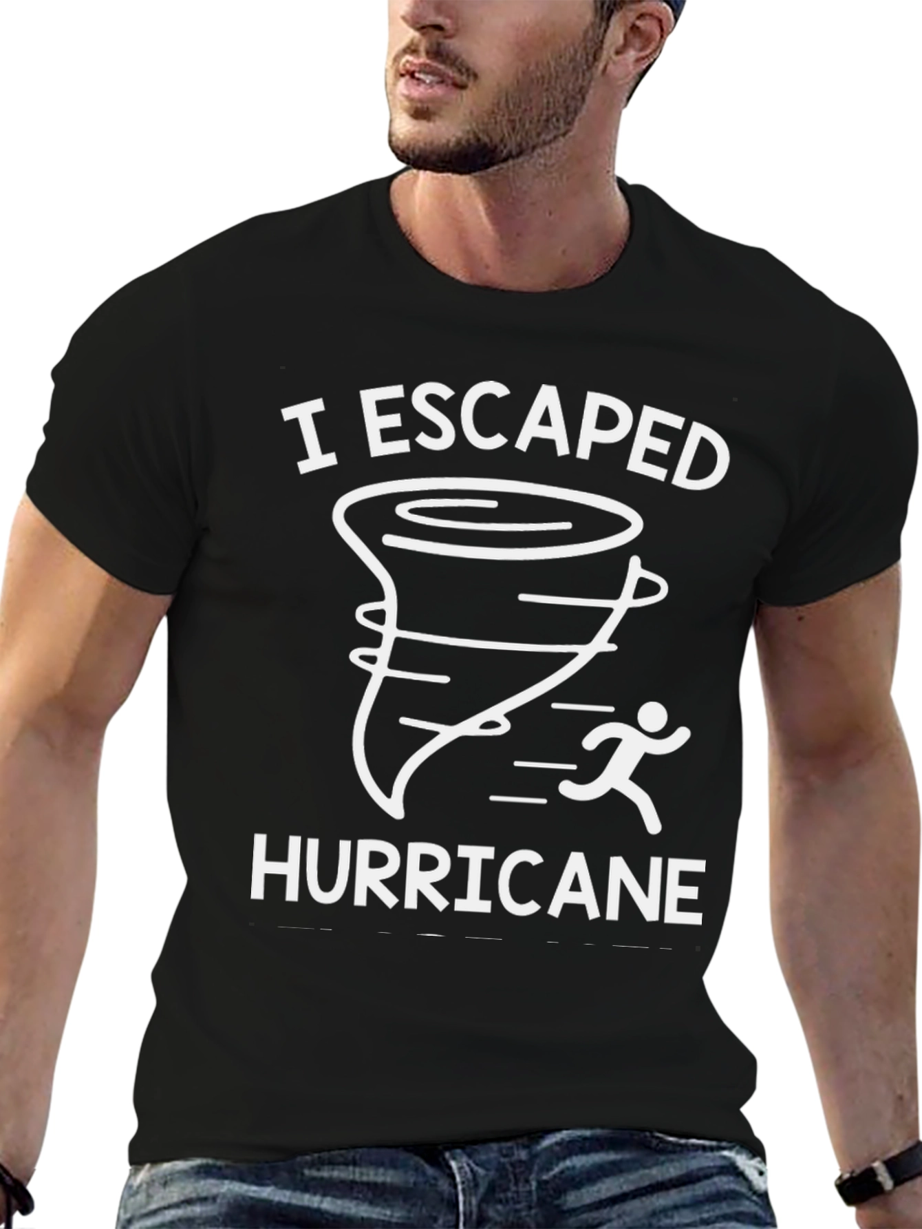 Escaped Hurricane Graphic Novelty T-Shirt
