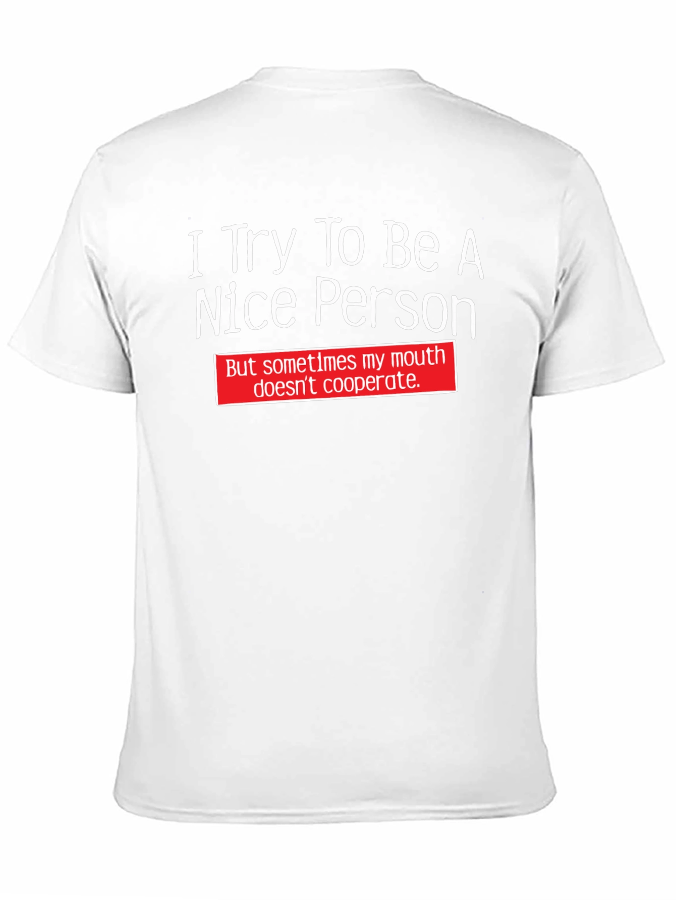 Funny T-Shirt: I Try To Be A Nice Person