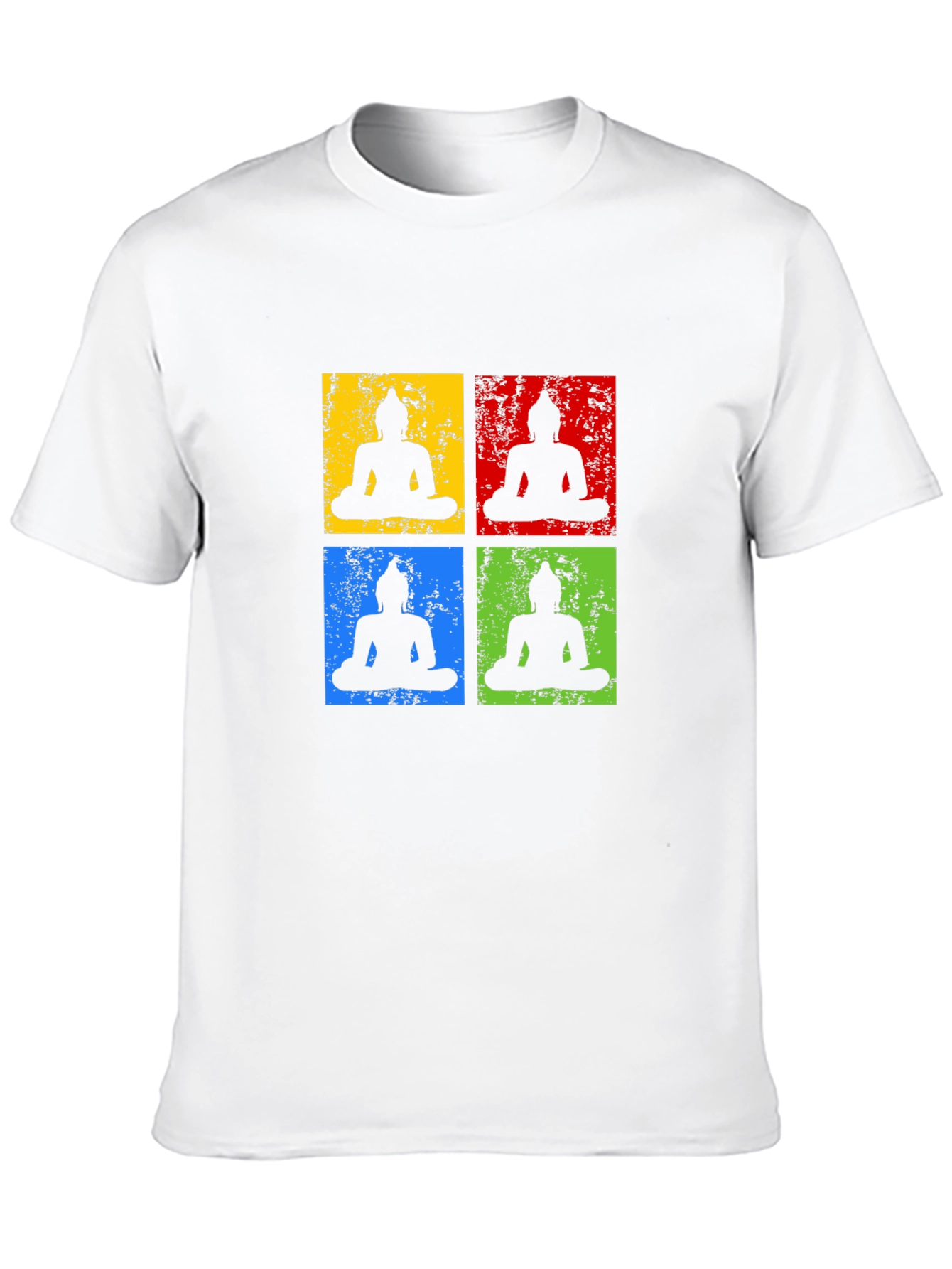 Buddha Pop Art T-Shirt - Zen Meditation Tee