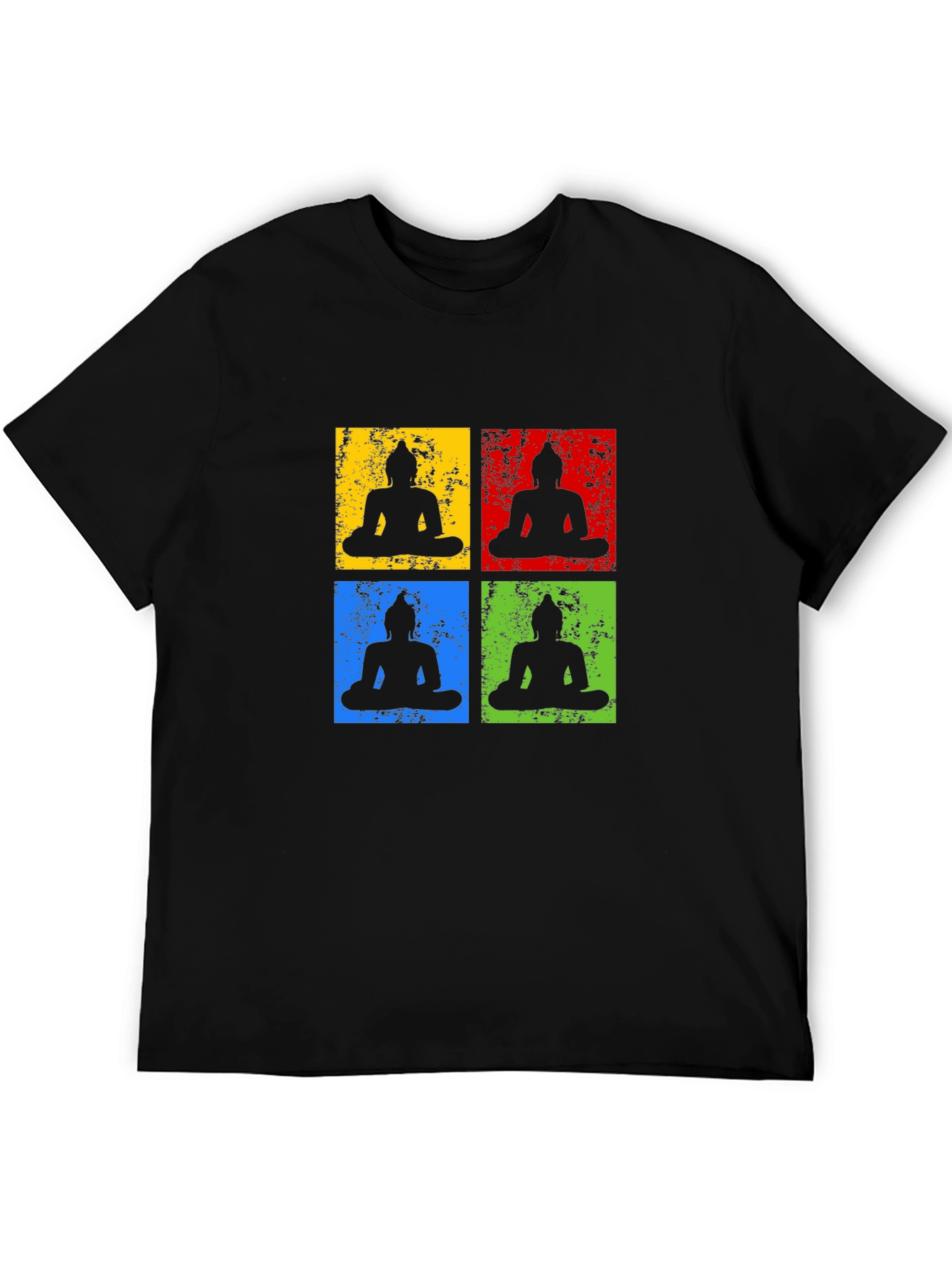 Buddha Pop Art T-Shirt - Zen Meditation Tee