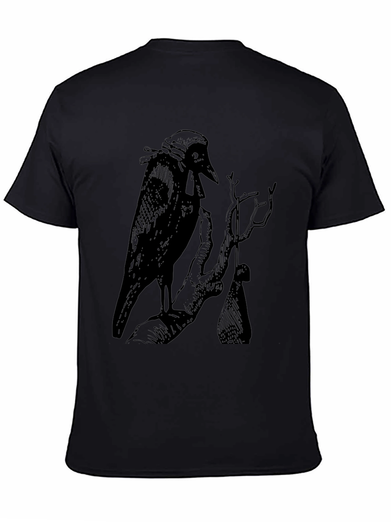 Raven Gallows Humor Graphic Tee