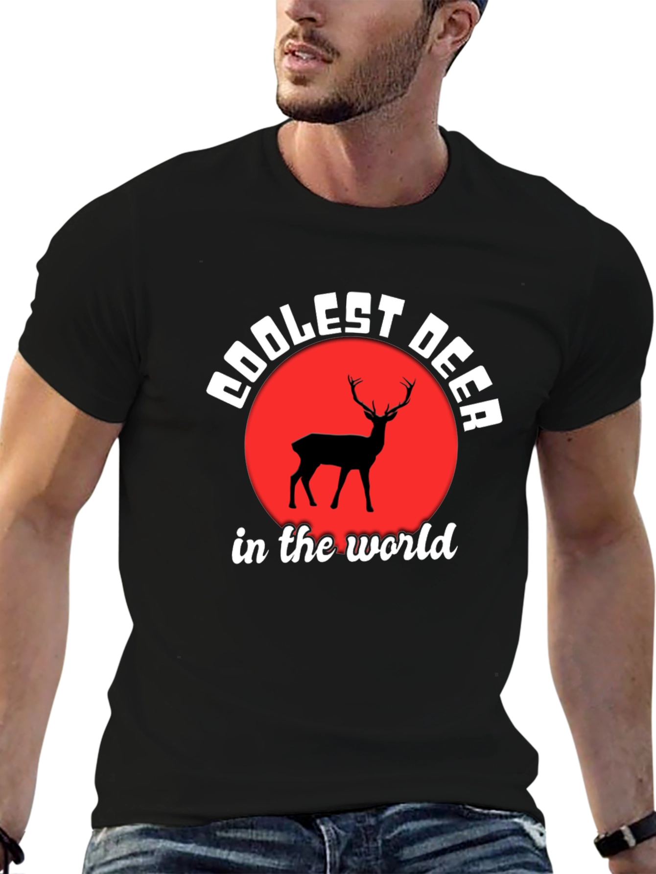 Coolest Deer in the World Graphic T-Shirt
