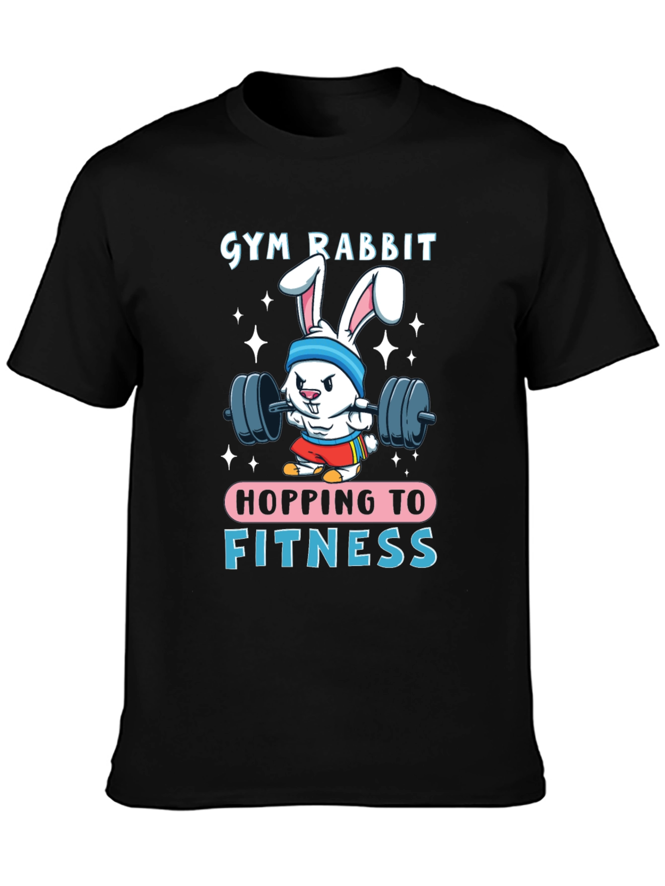 Gym Rabbit Fitness T-Shirt - Hopping to Greatness!