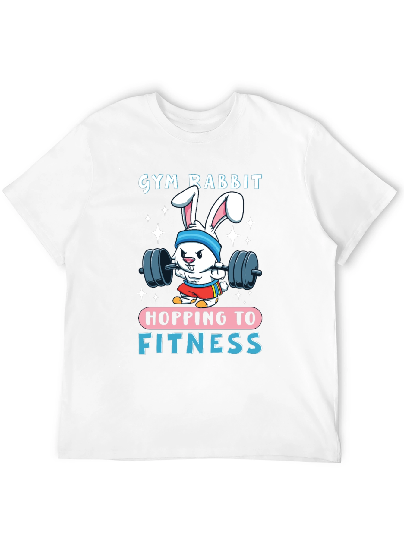 Gym Rabbit Fitness T-Shirt - Hopping to Greatness!