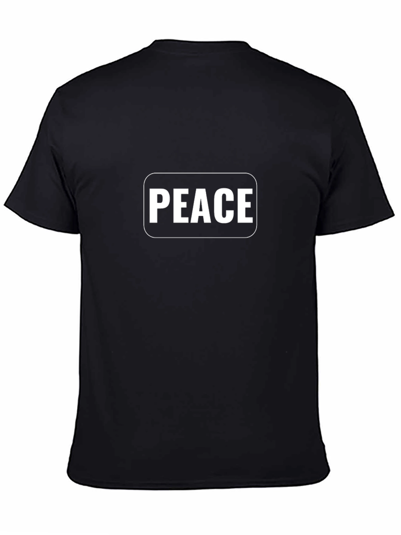 Peace T-Shirt - Black Casual Tee