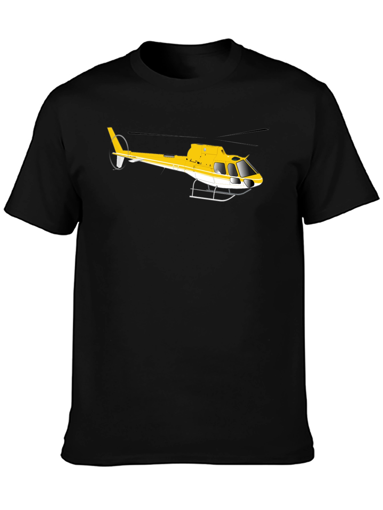 Helicopter Graphic Tee - Aviation Enthusiast Shirt
