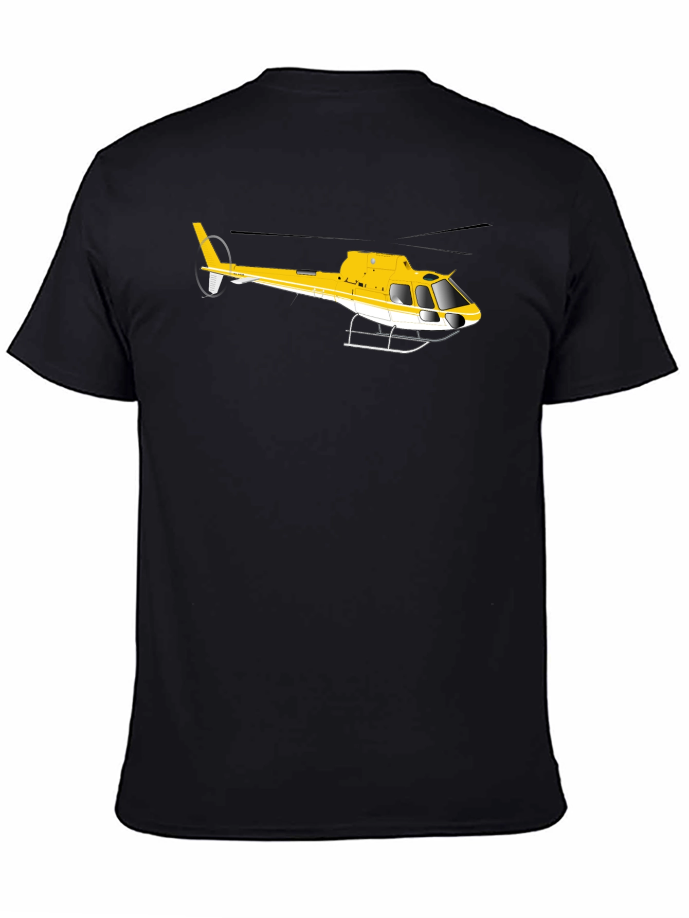 Helicopter Graphic Tee - Aviation Enthusiast Shirt