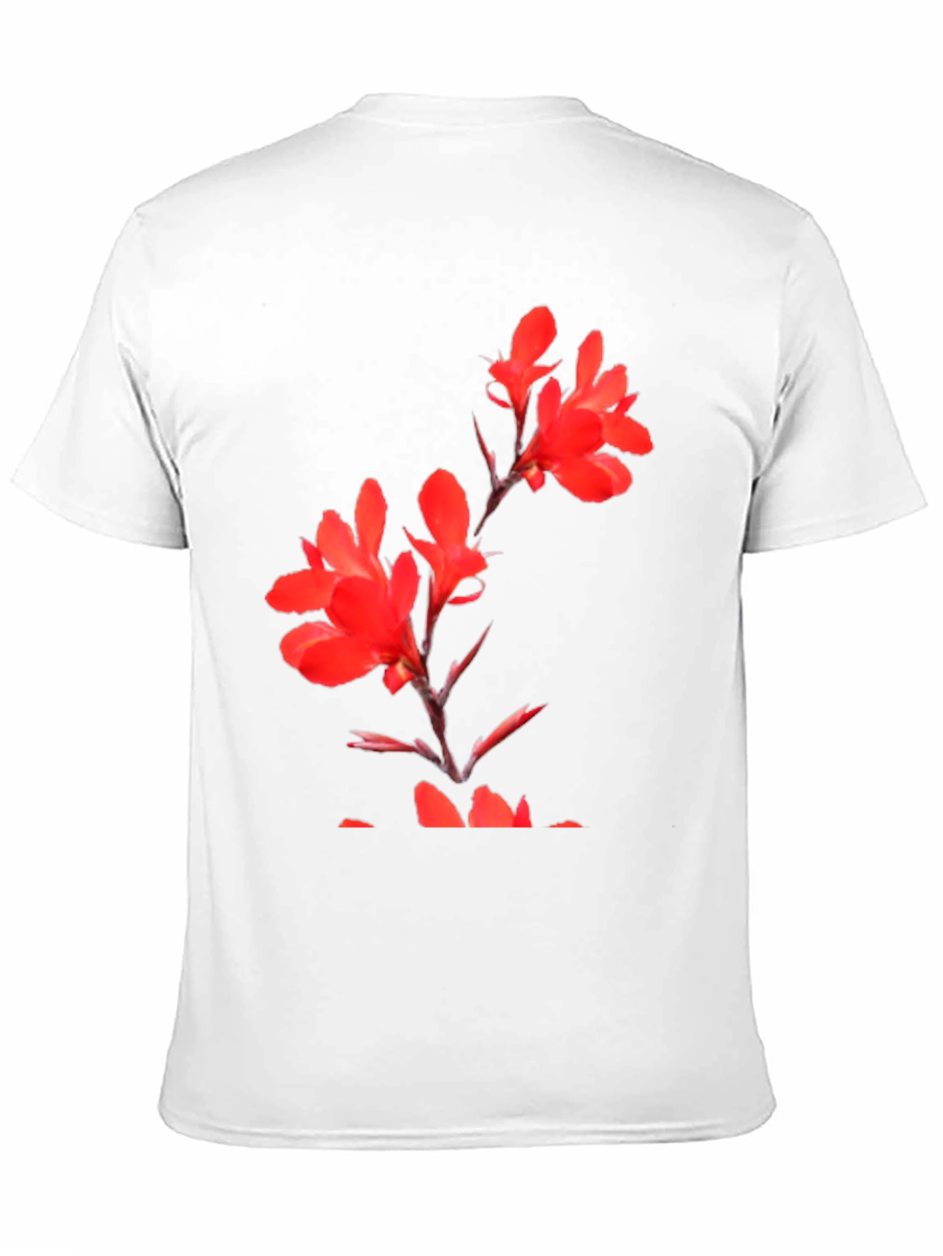 Floral Print Black T-Shirt