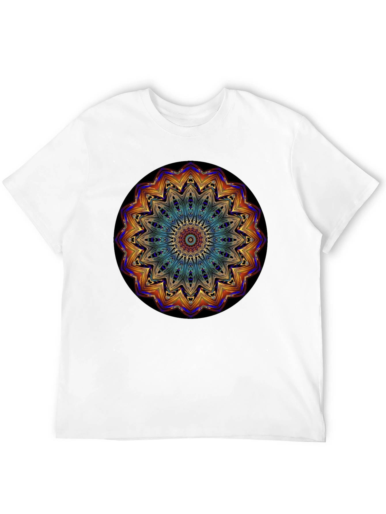 Mandala Art Black T-Shirt