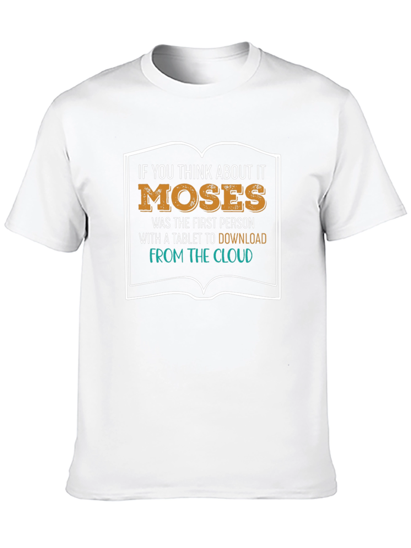 Moses Tablet Cloud Download T-Shirt