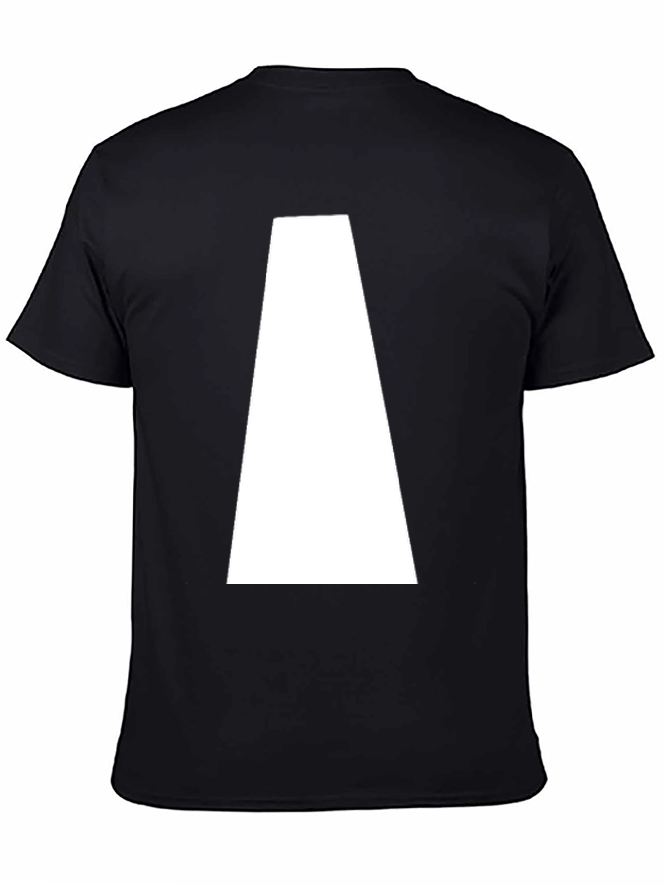 Geometric Graphic Tee - Black