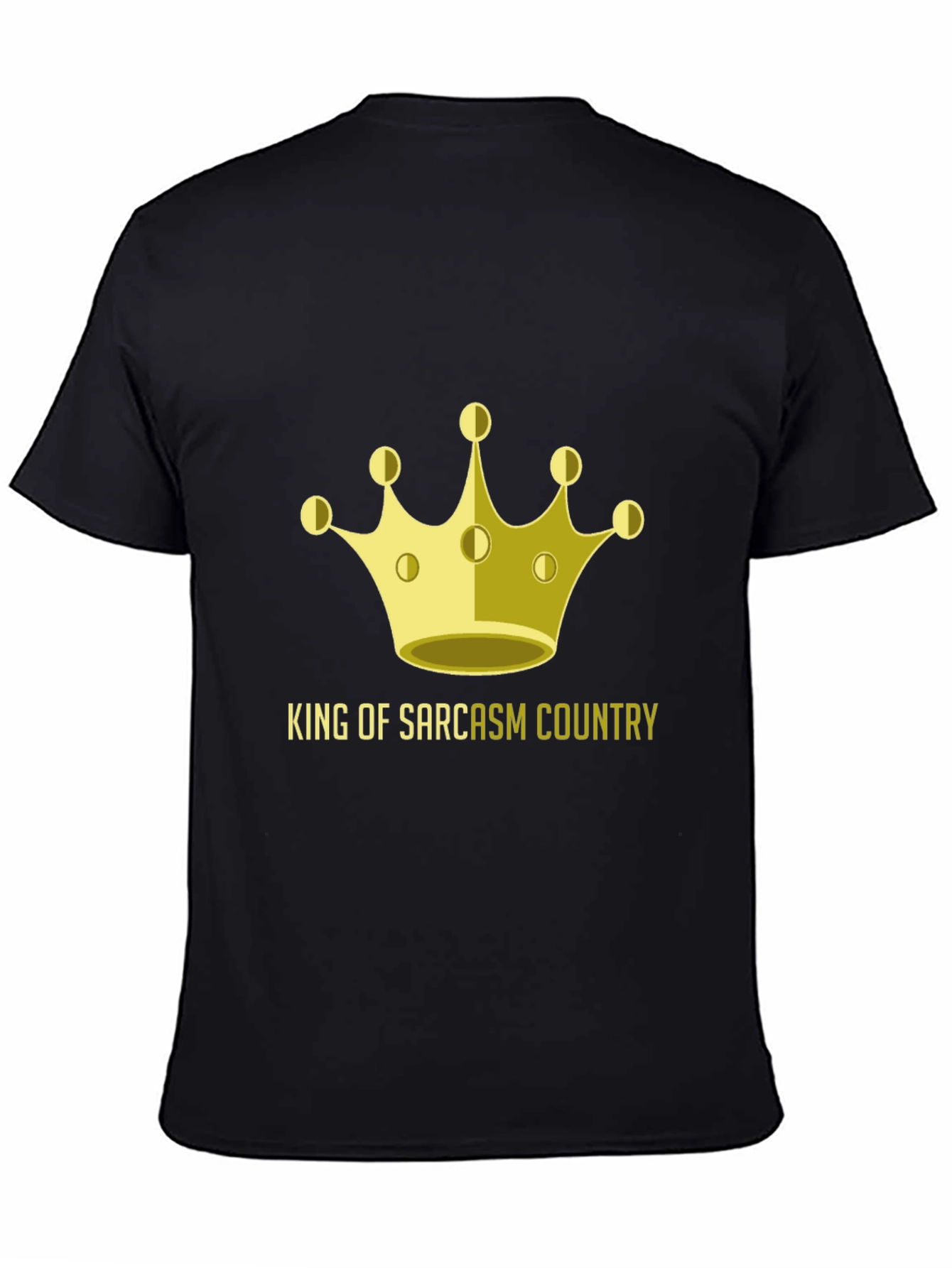 King of Sarcasm Country Graphic T-Shirt