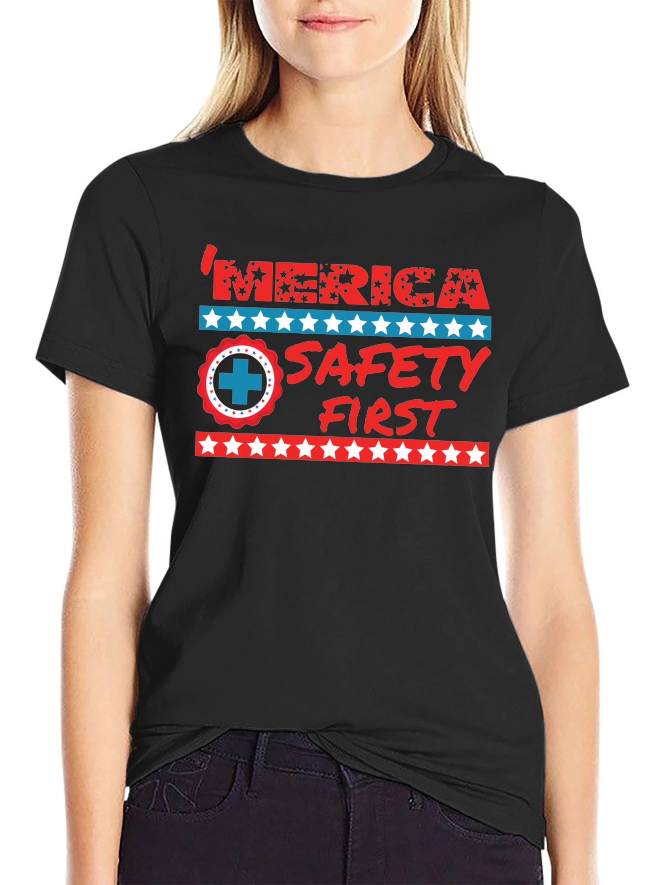 Patriotic Safety First T-Shirt