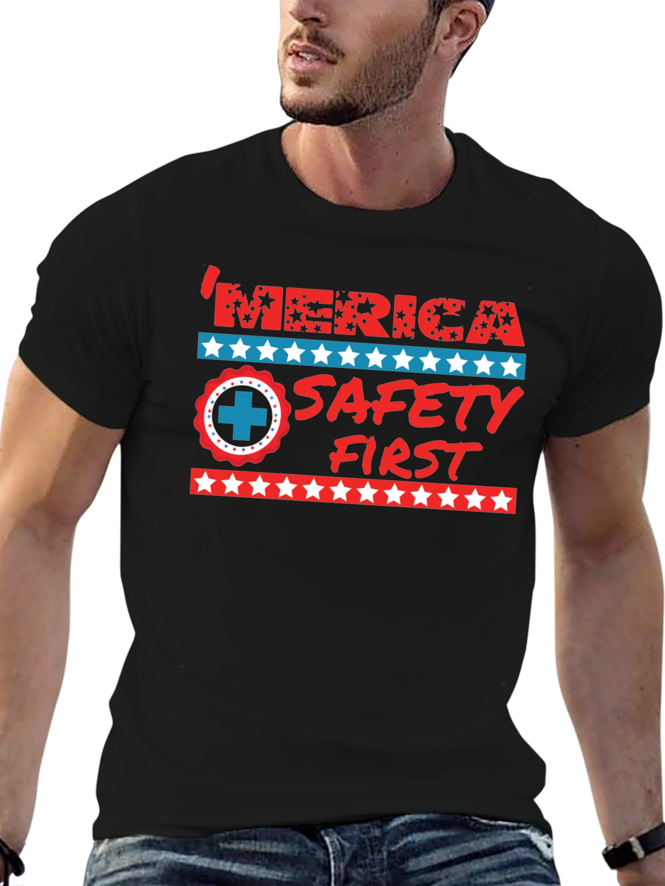Patriotic Safety First T-Shirt