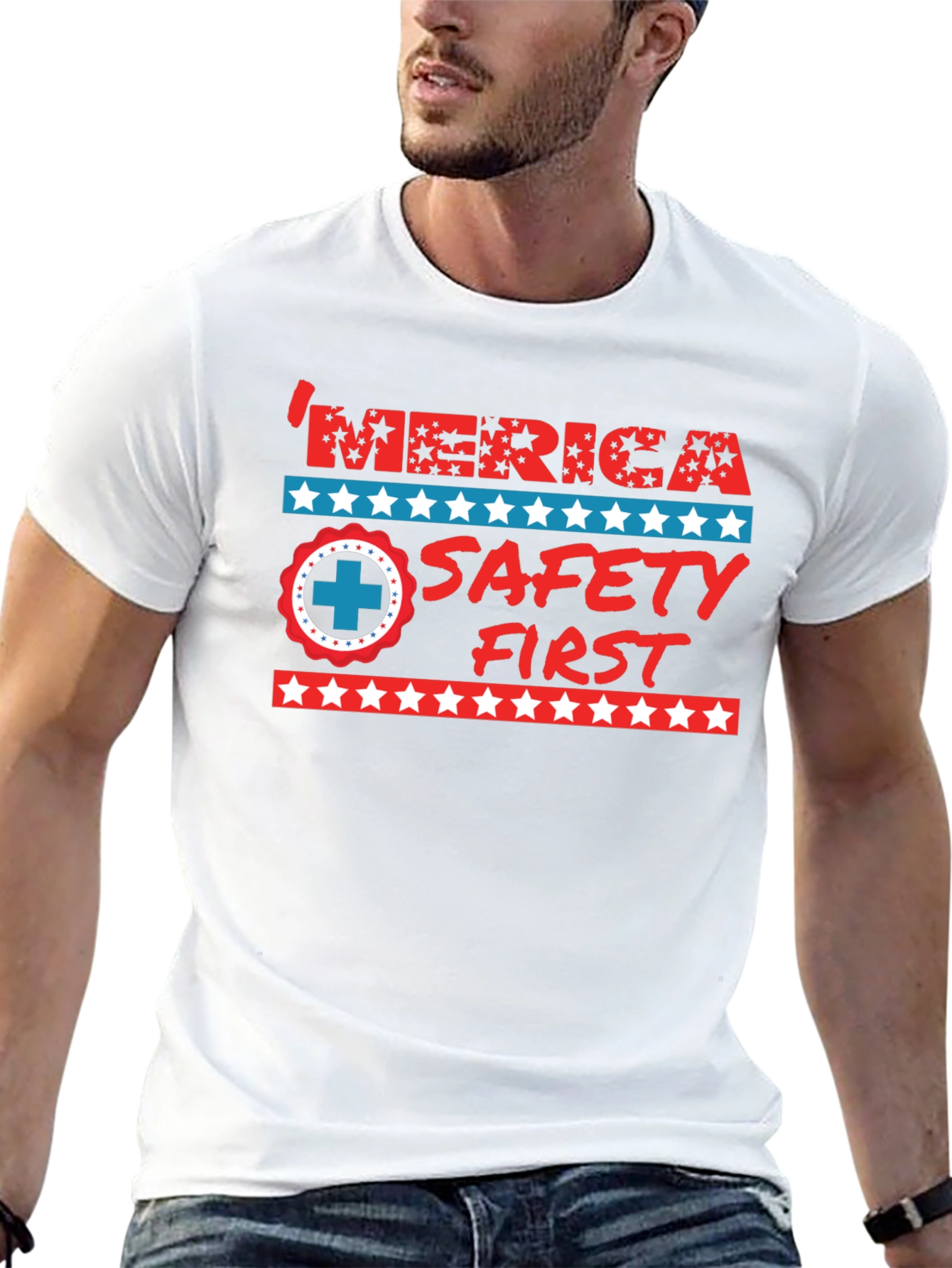 Patriotic Safety First T-Shirt