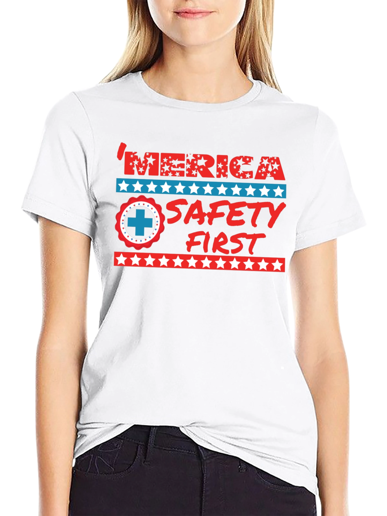 Patriotic Safety First T-Shirt