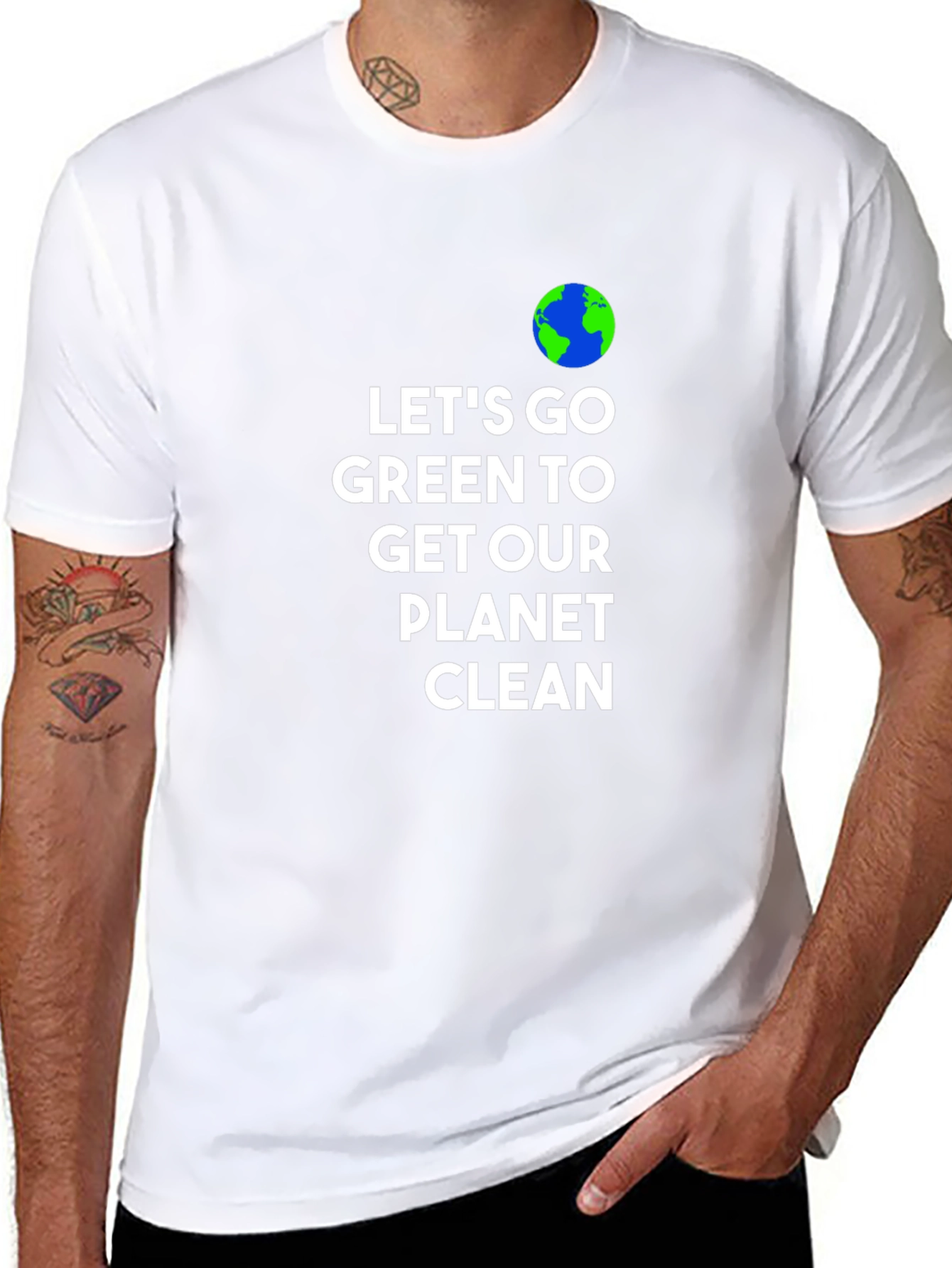 Go Green Planet Clean Graphic Tee