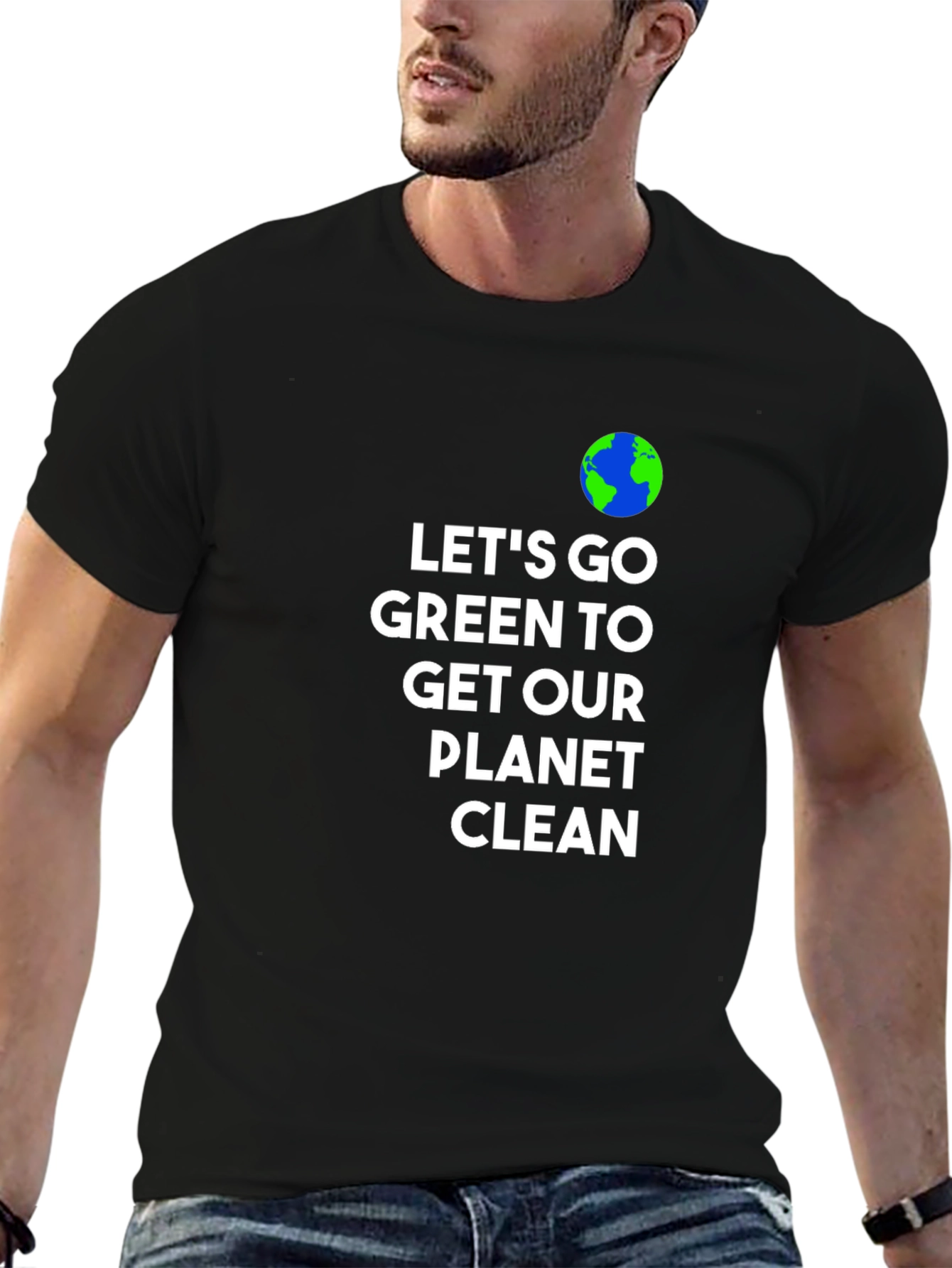 Go Green Planet Clean Graphic Tee