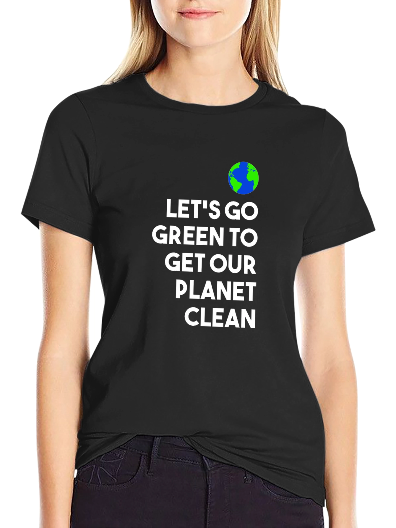 Go Green Planet Clean Graphic Tee