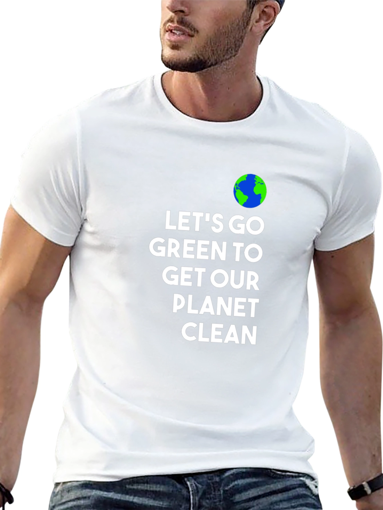 Go Green Planet Clean Graphic Tee
