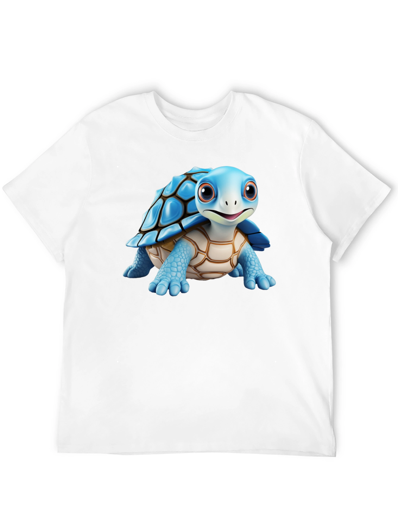 Cute Turtle Graphic T-Shirt - Black Unisex Tee