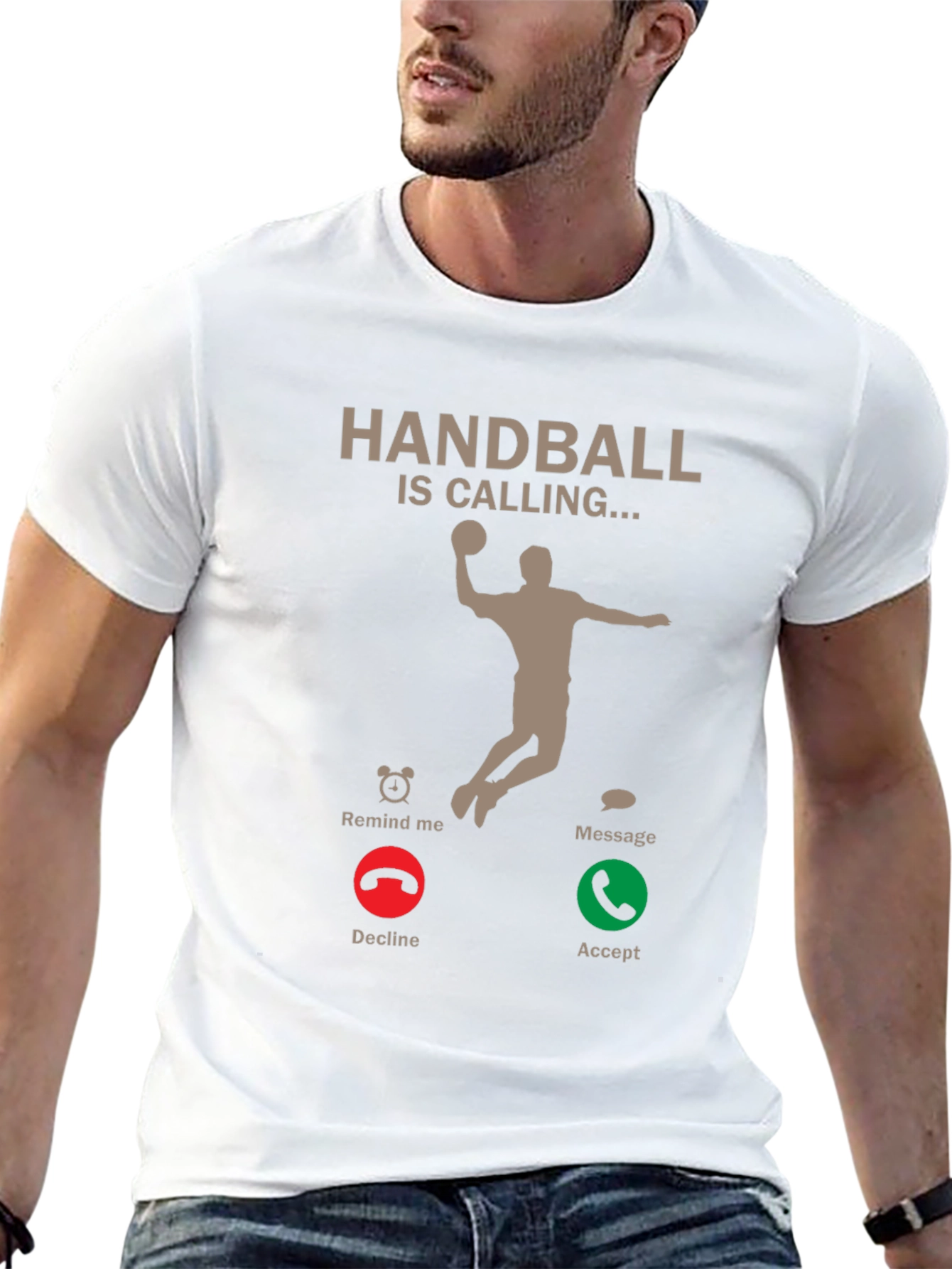 Handball Calling T-Shirt | Funny Sport Tee