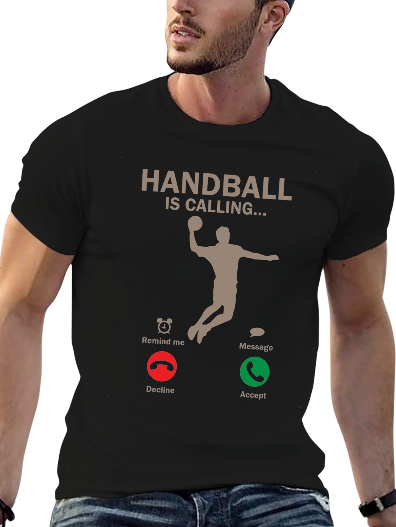 Handball Calling T-Shirt | Funny Sport Tee