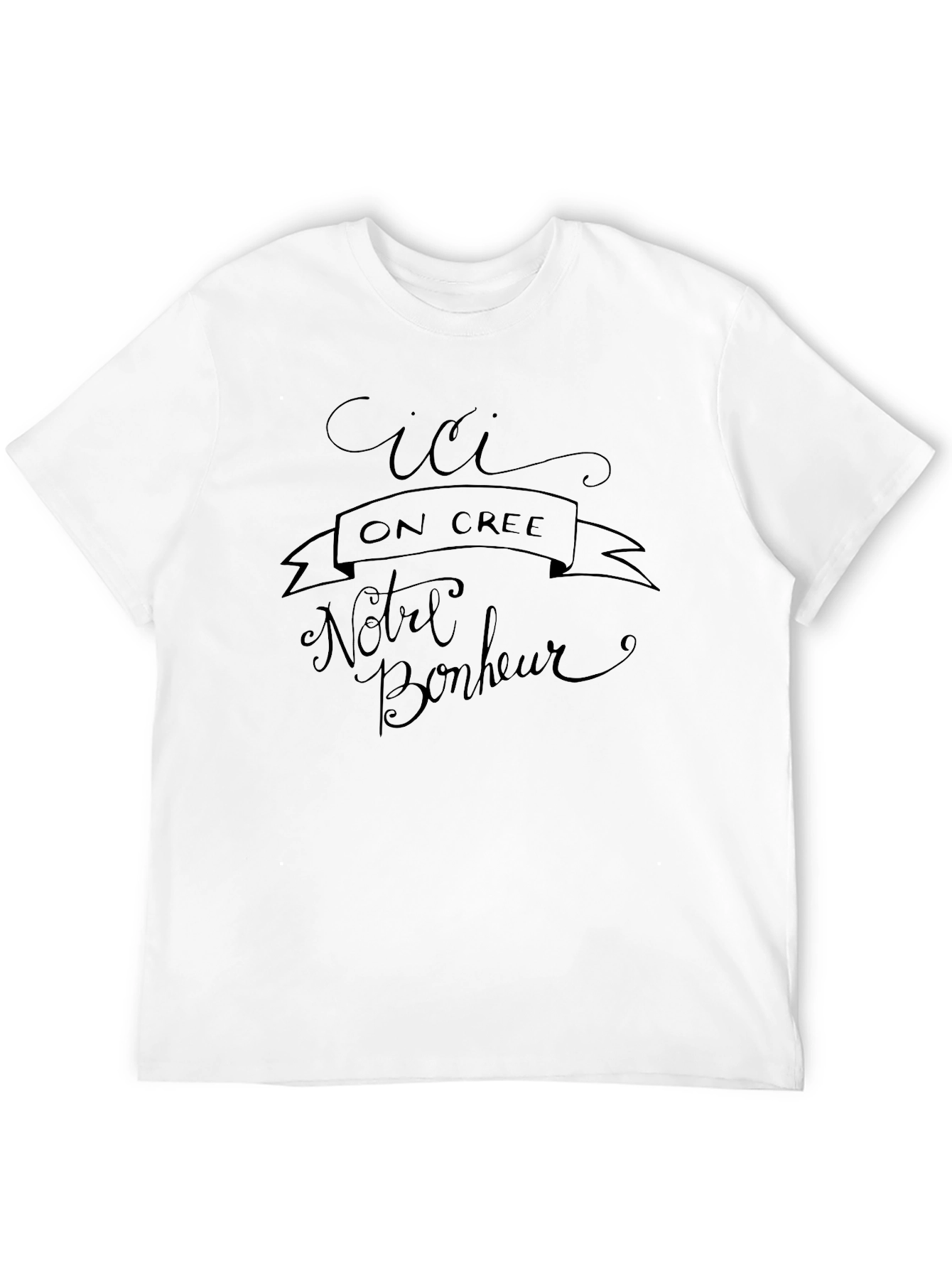 Cici On Cree T-Shirt - French Slogan Tee