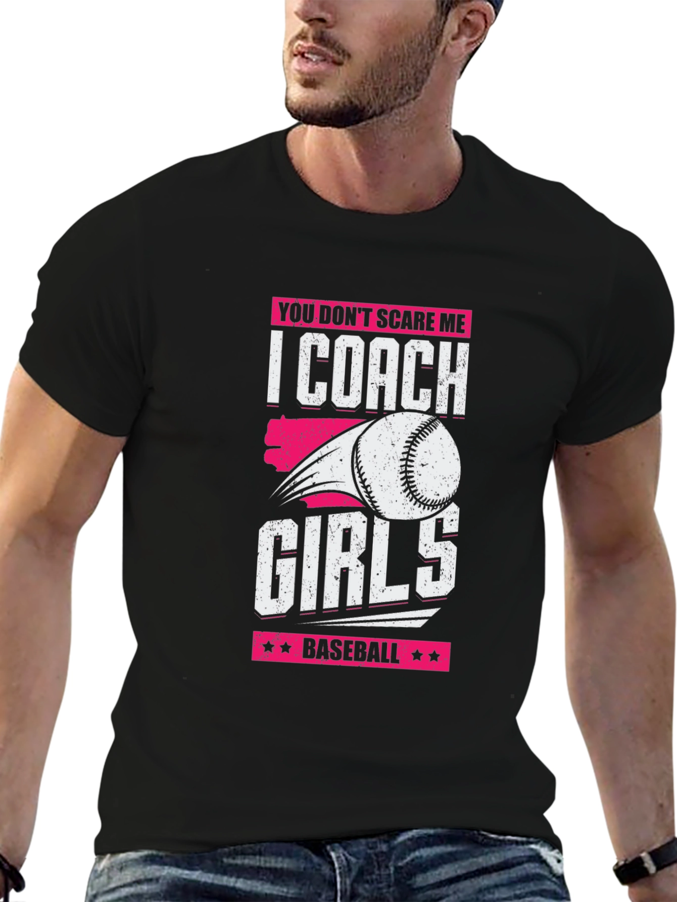 Girls Baseball Coach T-Shirt - Funny Gift