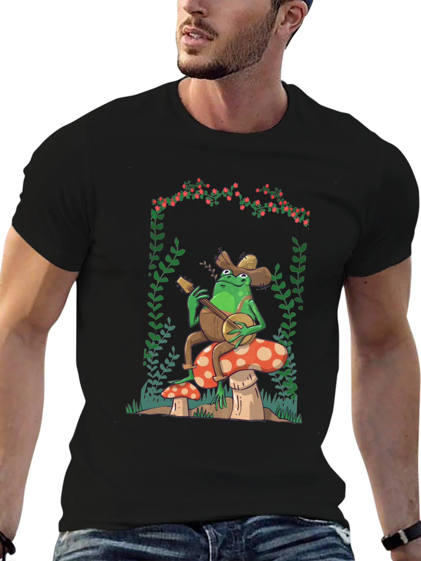 Frog Banjo Player T-Shirt