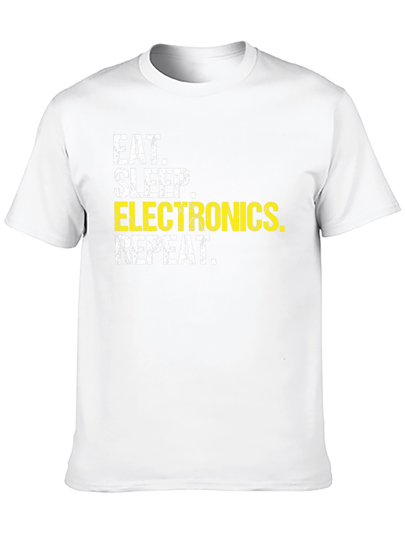 Eat Sleep Electronics Repeat T-Shirt - Black