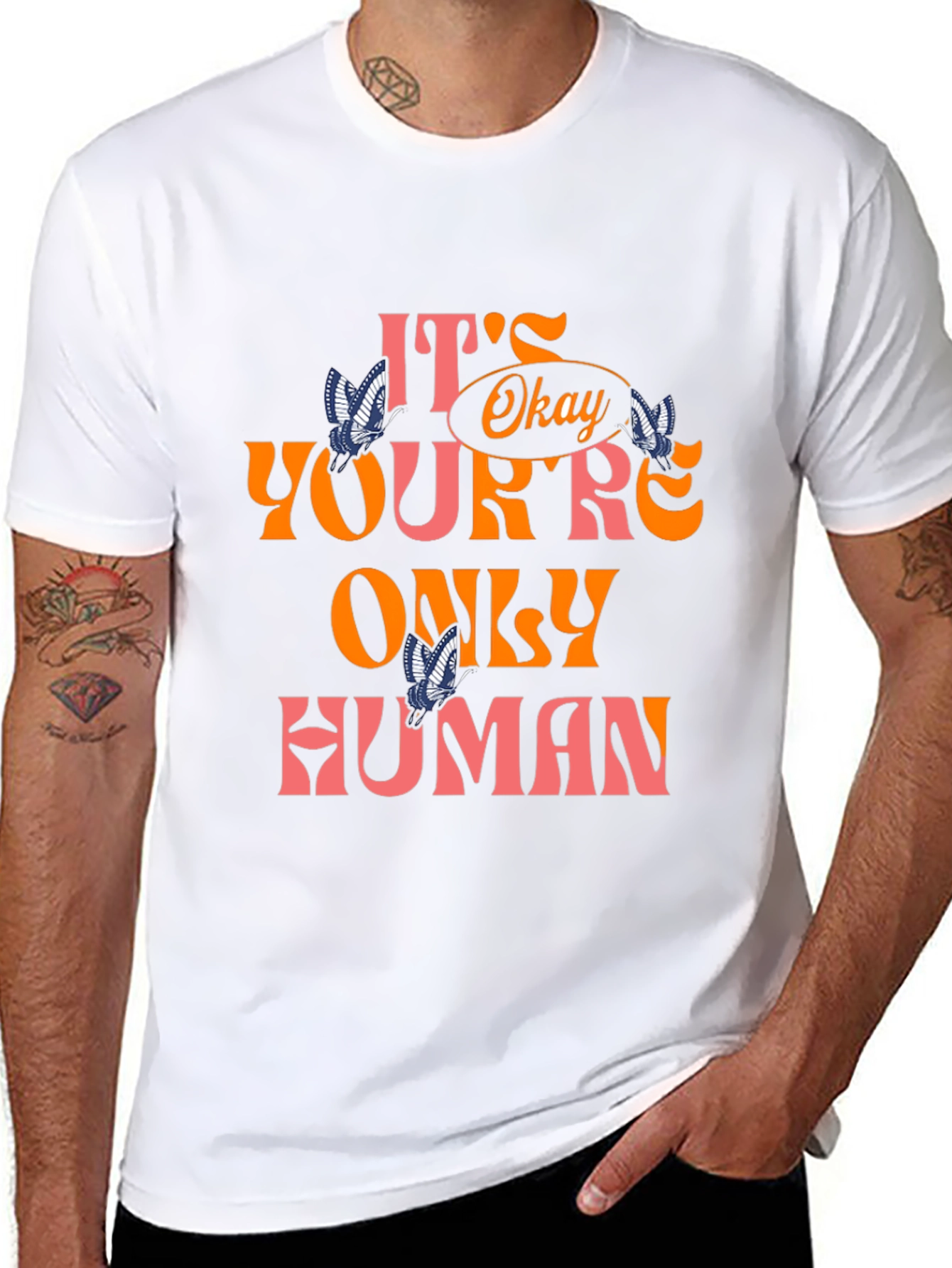 Its Okay Youre Only Human Graphic Tee