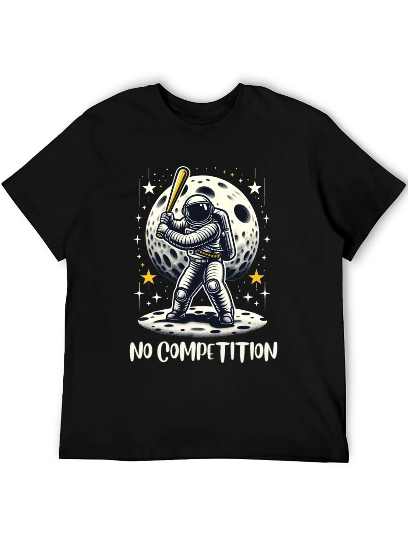 Astronaut Baseball T-Shirt - No Competition