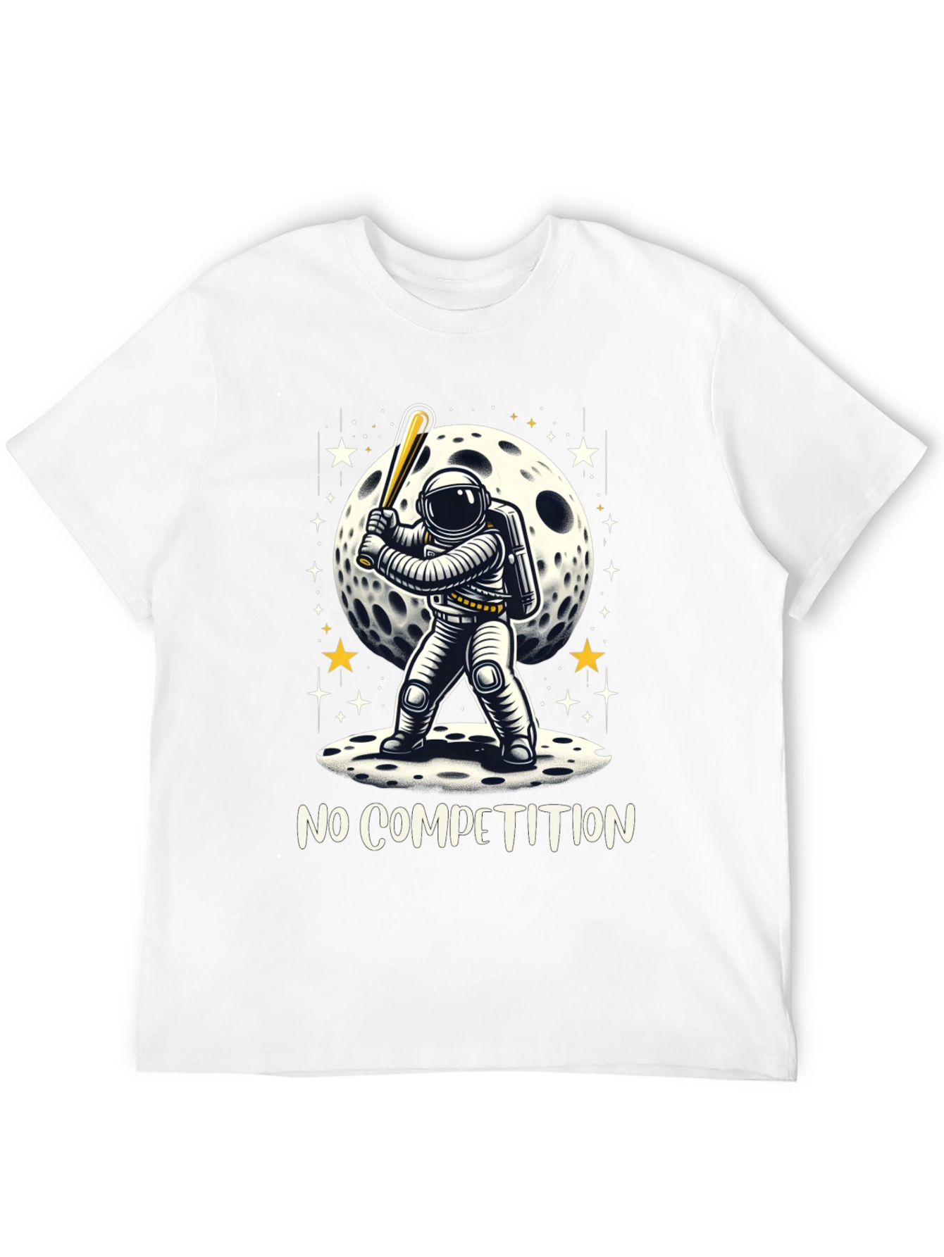 Astronaut Baseball T-Shirt - No Competition