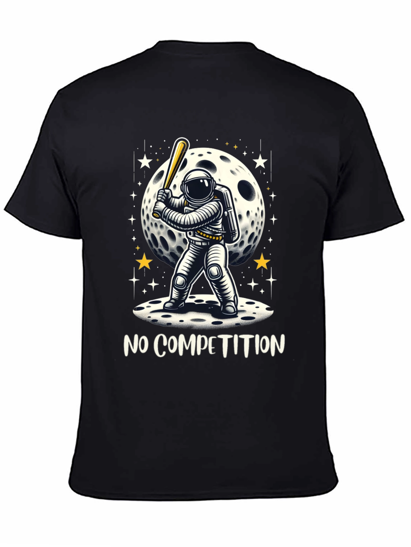 Astronaut Baseball T-Shirt - No Competition