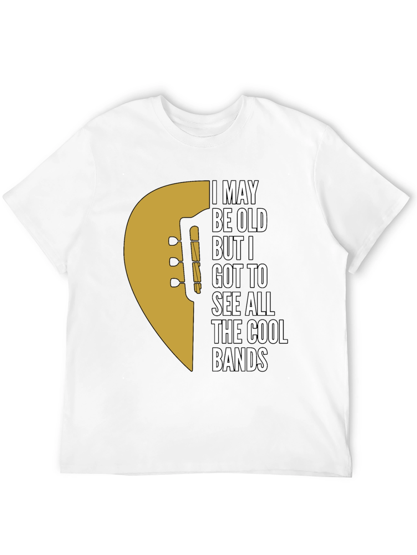Cool Bands Guitar Graphic T-Shirt
