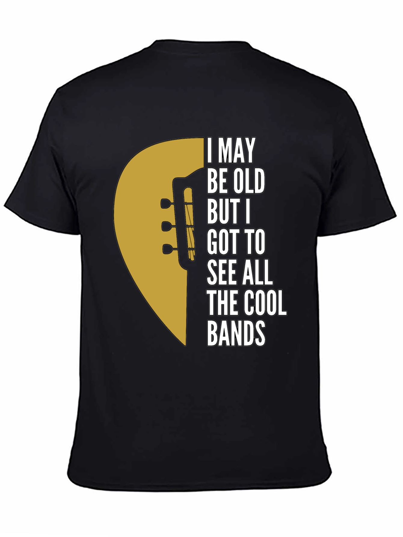 Cool Bands Guitar Graphic T-Shirt