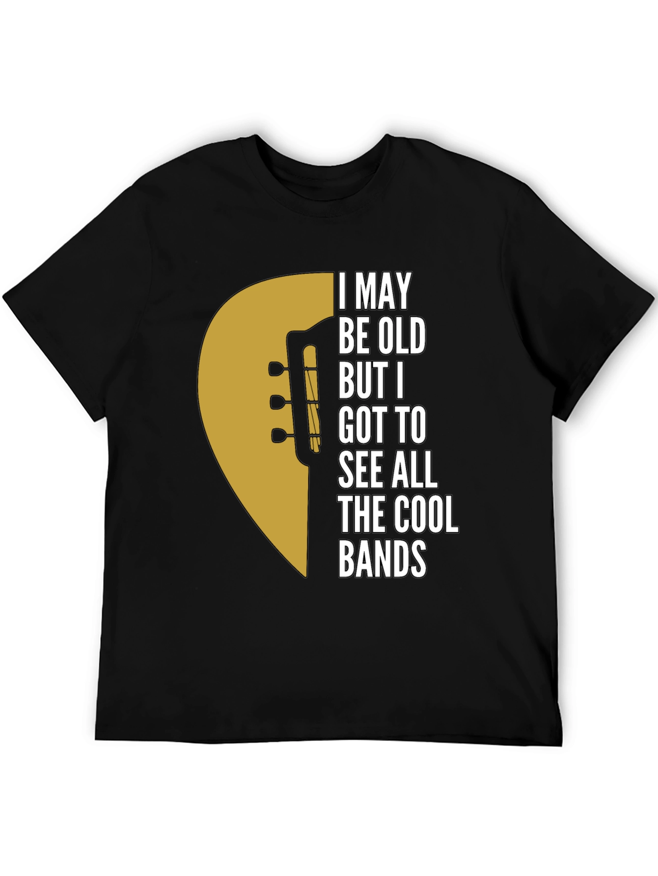 Cool Bands Guitar Graphic T-Shirt