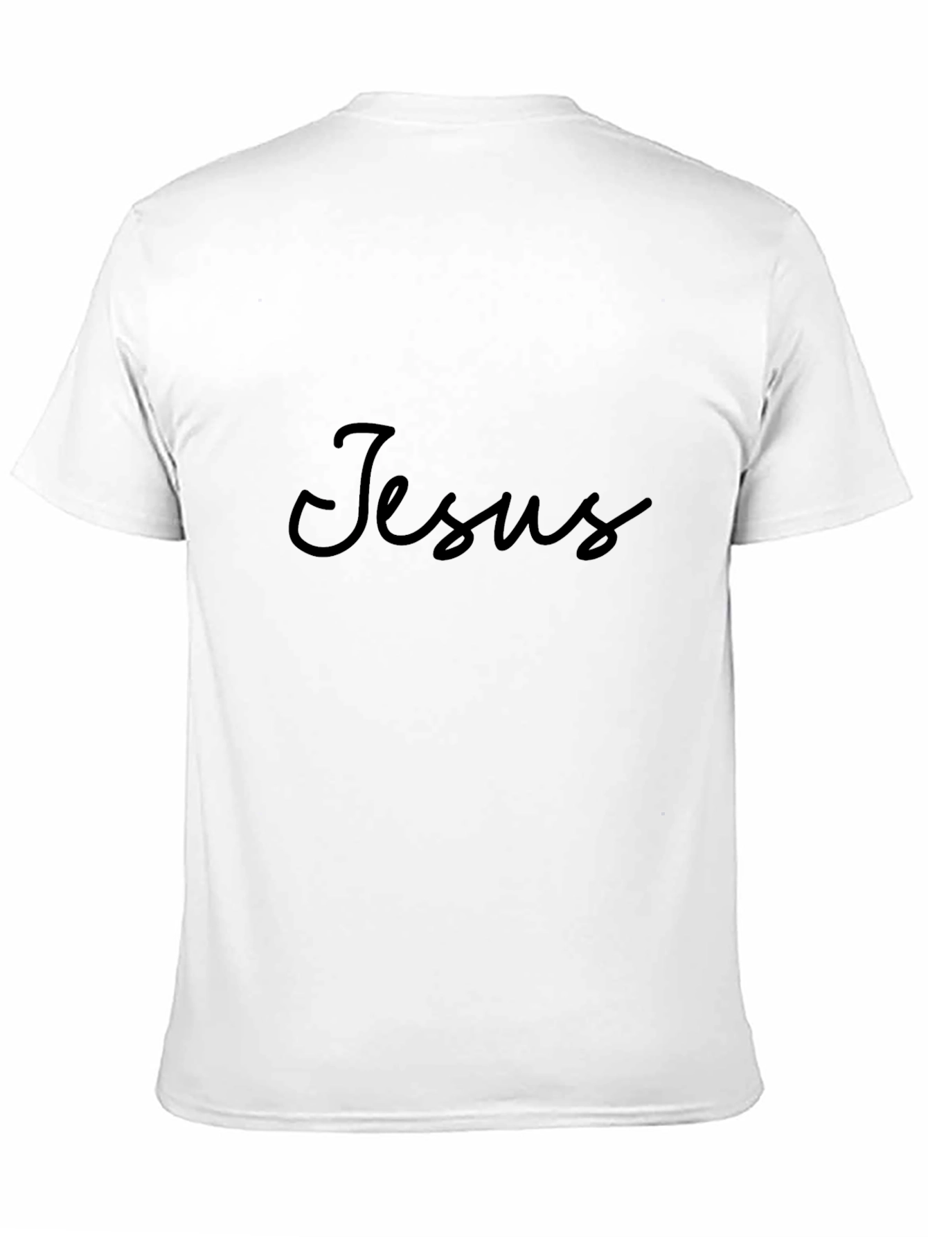 Jesus Script Black T-Shirt