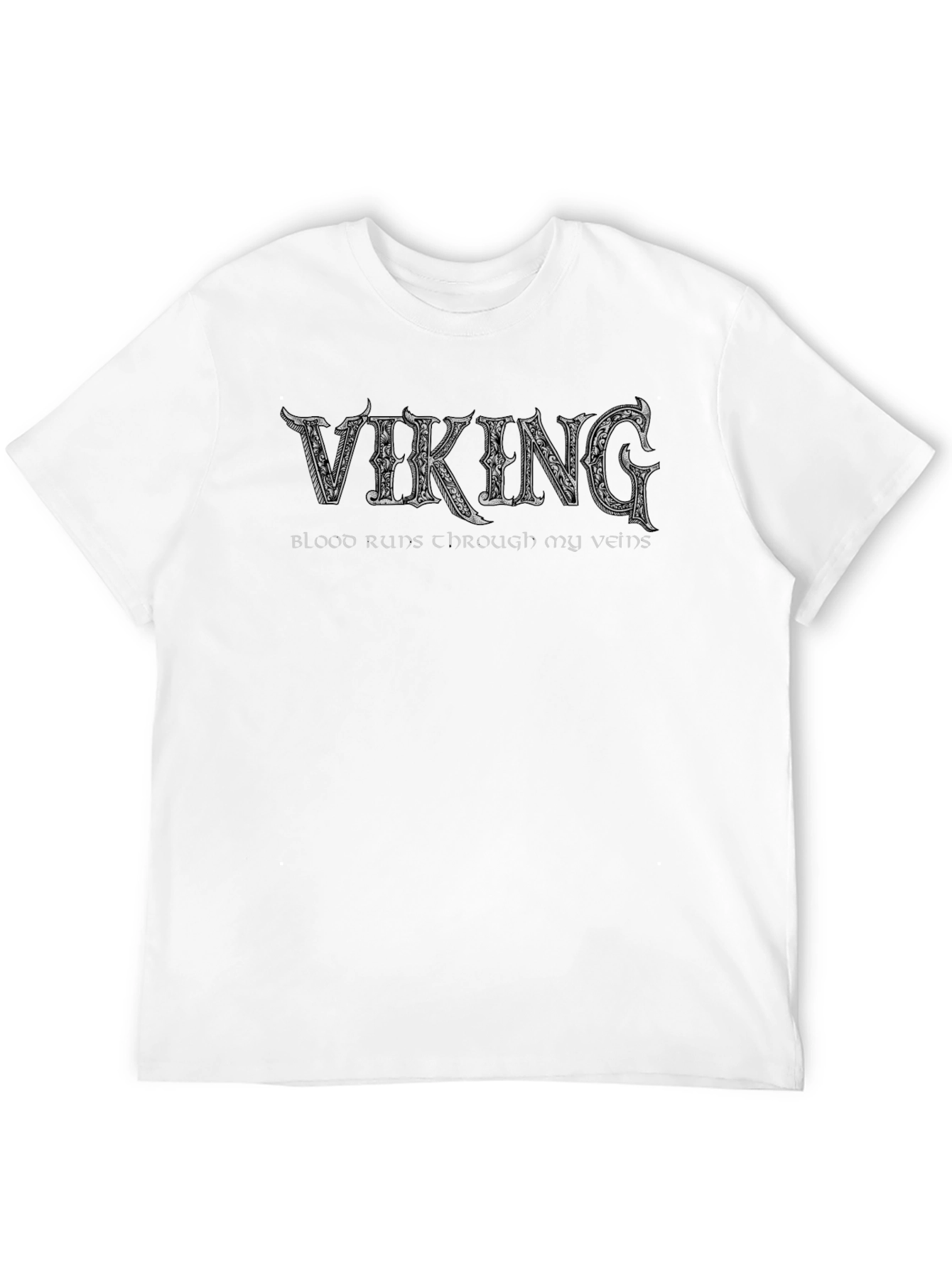 Viking Blood Runs Through My Veins Graphic Tee