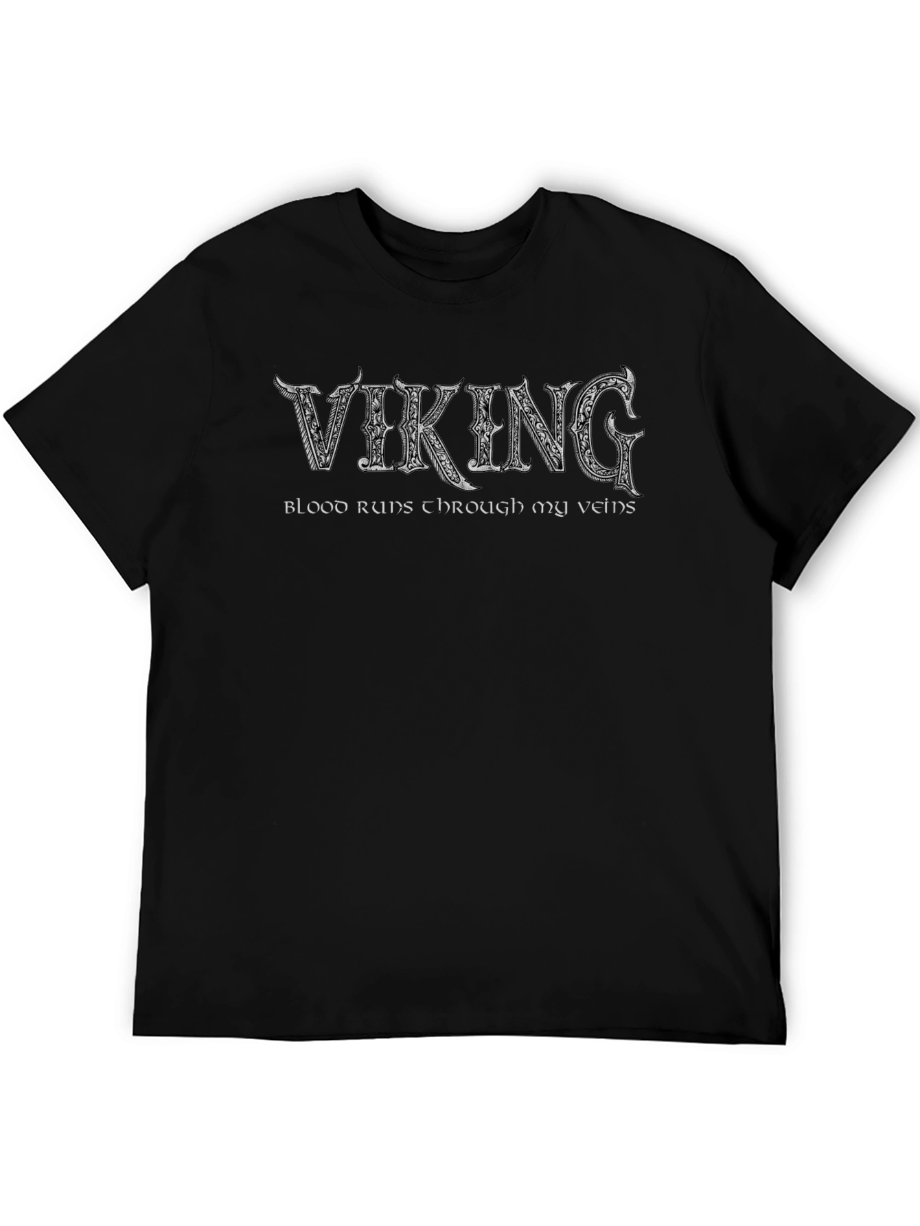 Viking Blood Runs Through My Veins Graphic Tee