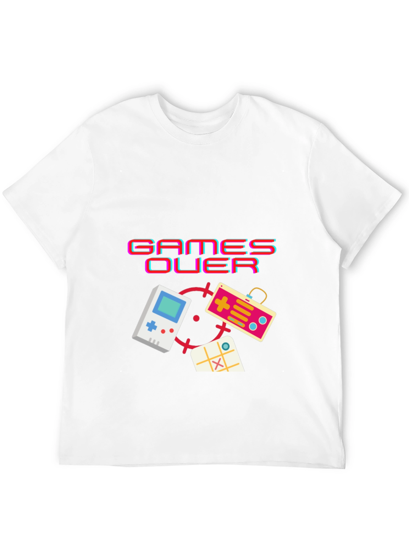 Retro Gamer T-Shirt - Games Over Design