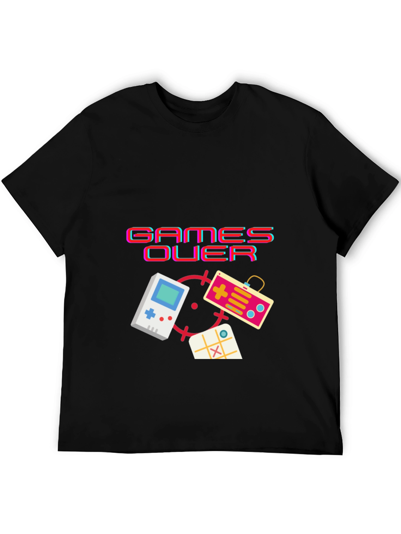 Retro Gamer T-Shirt - Games Over Design