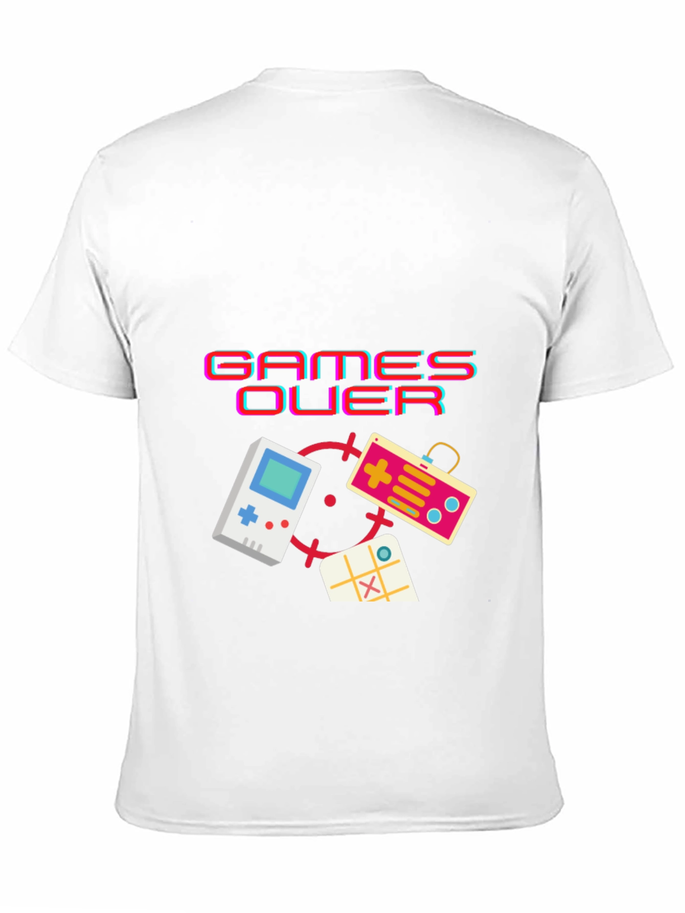 Retro Gamer T-Shirt - Games Over Design