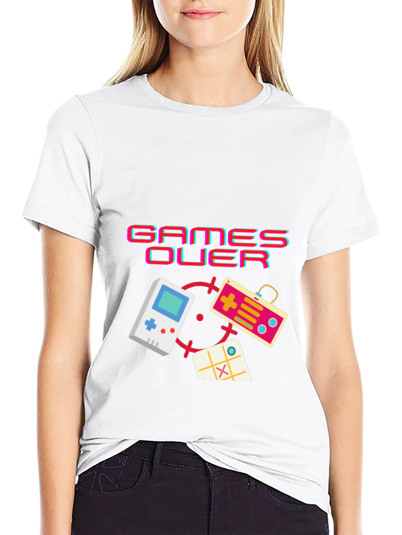Retro Gamer T-Shirt - Games Over Design