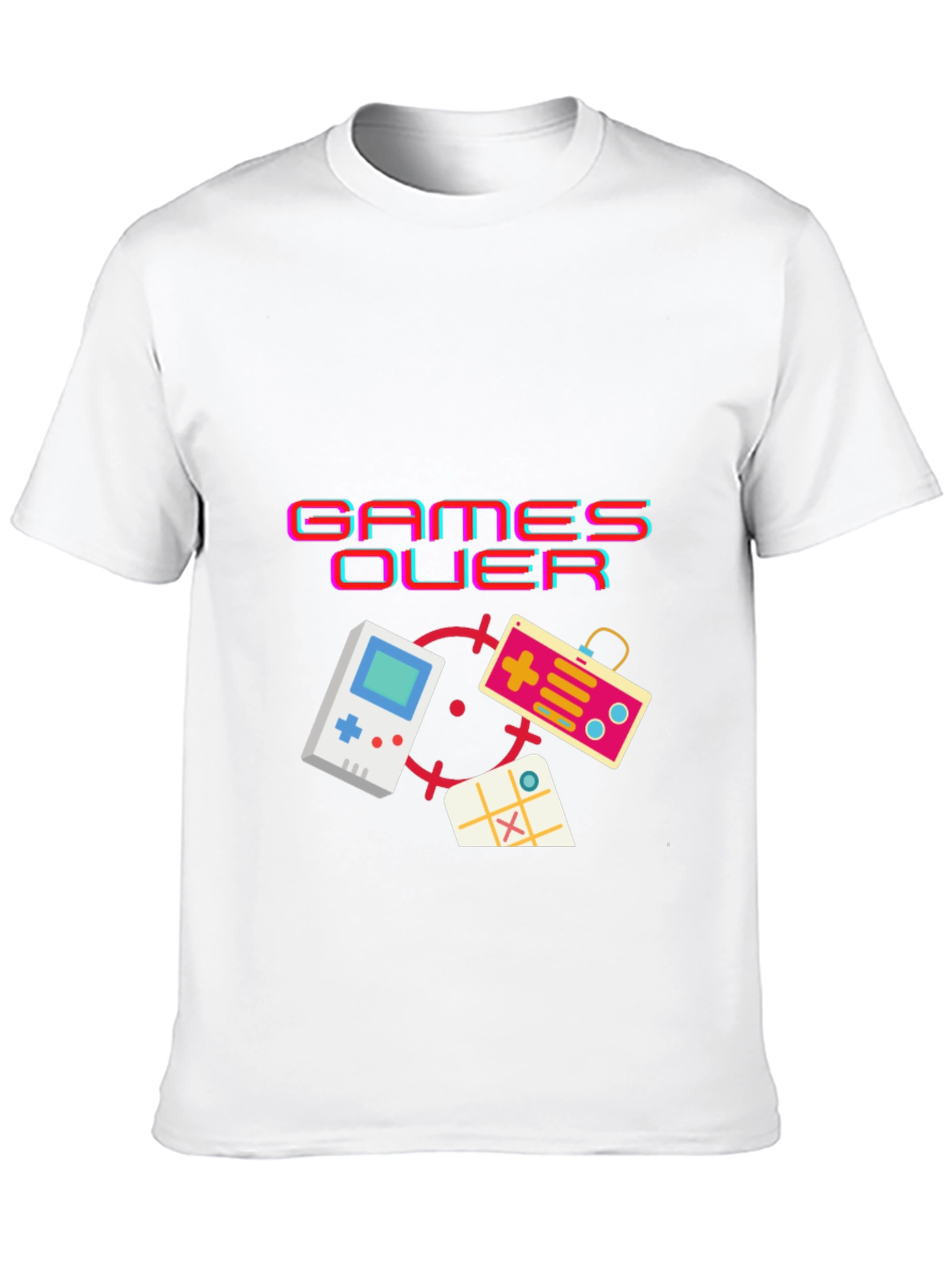 Retro Gamer T-Shirt - Games Over Design