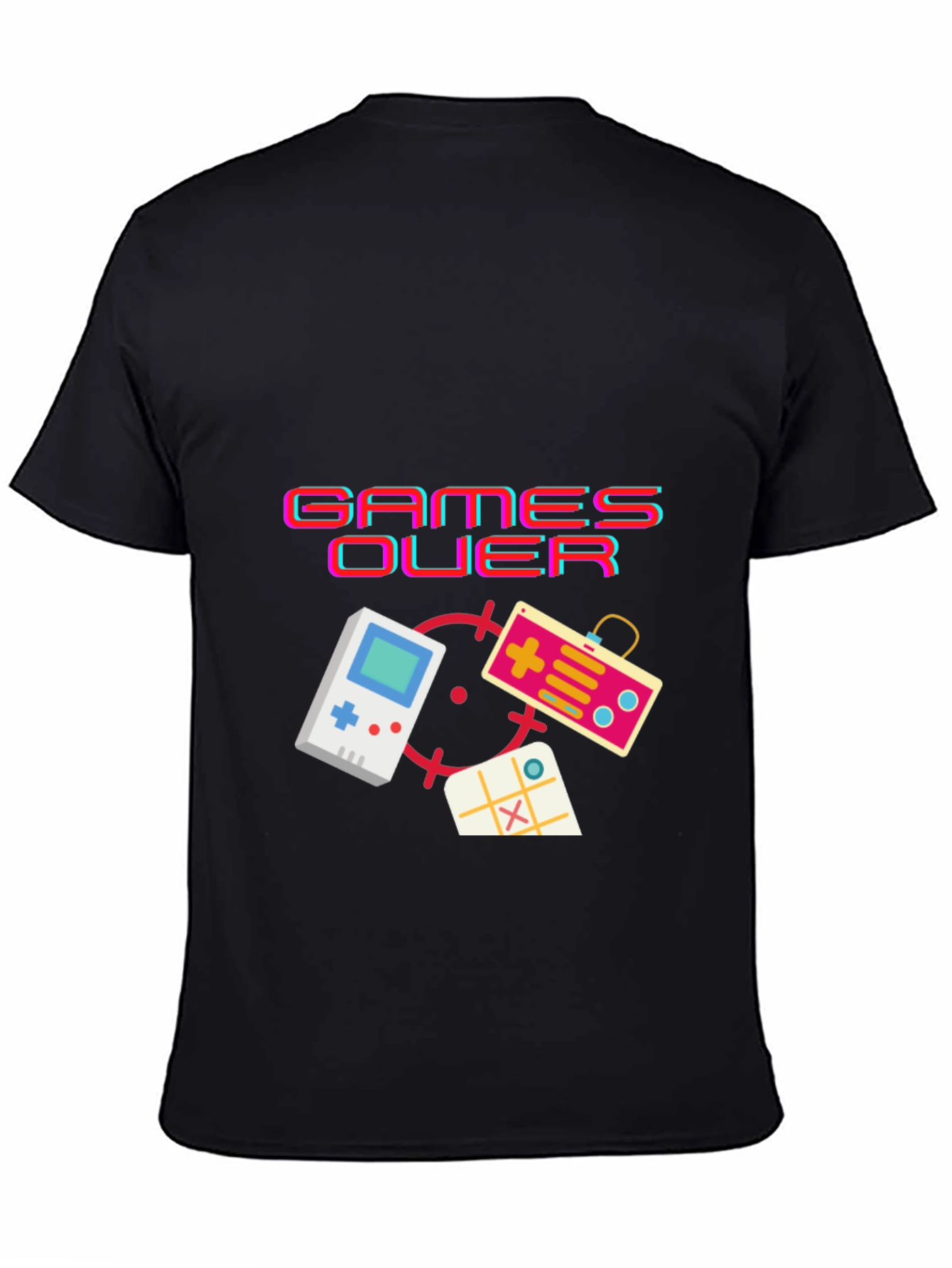 Retro Gamer T-Shirt - Games Over Design