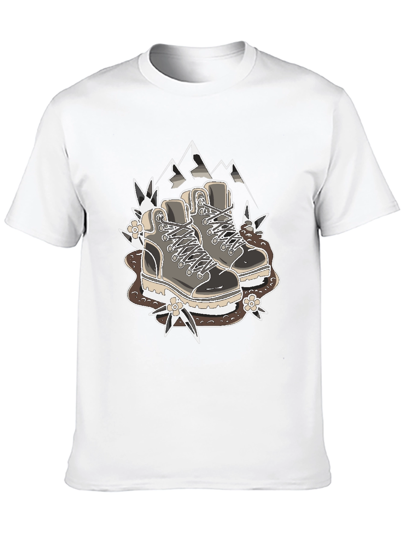 Hiking Boots Graphic T-Shirt - Outdoor Adventure Tee