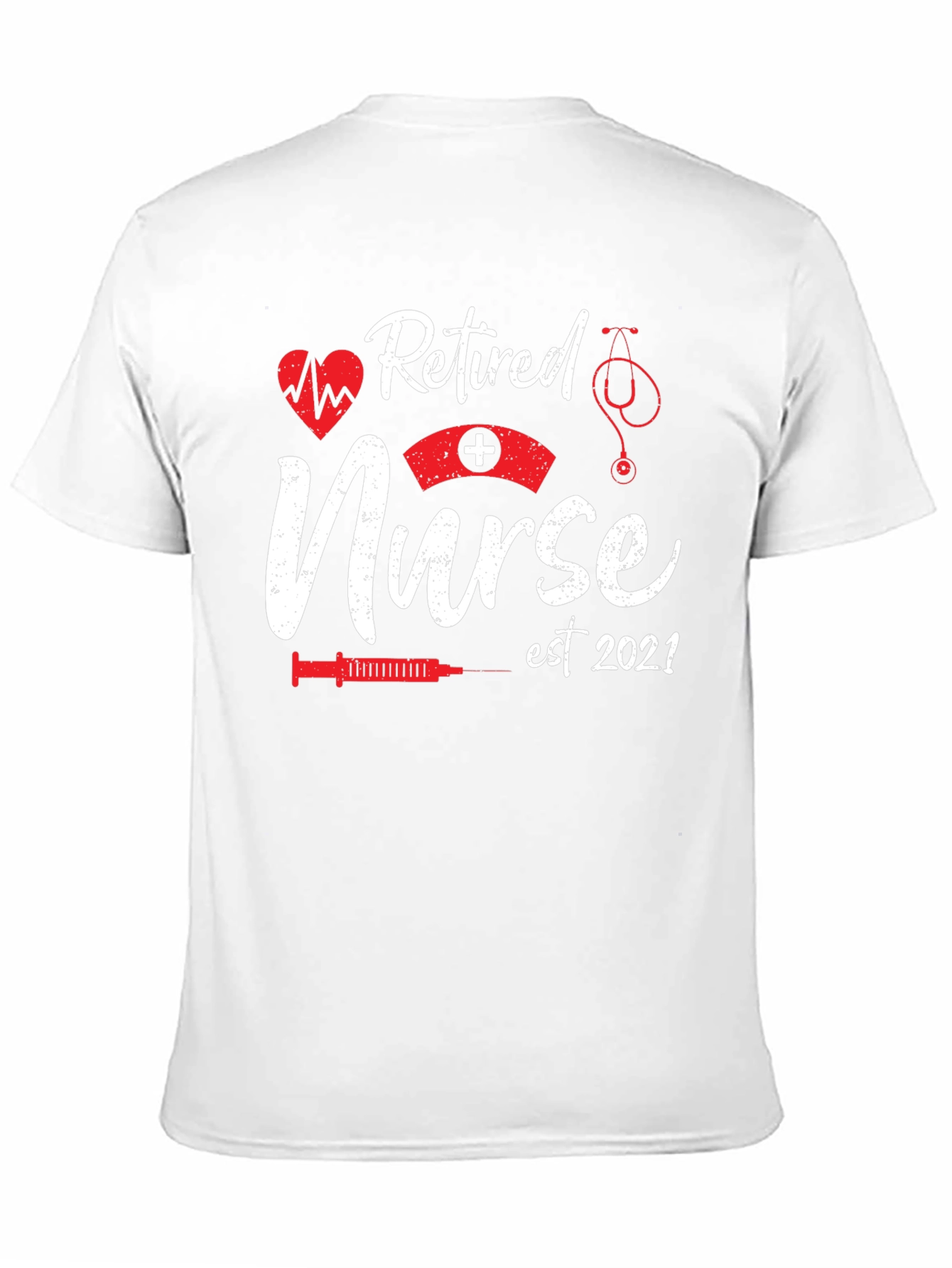 Retired Nurse Est 2021 Graphic T-Shirt